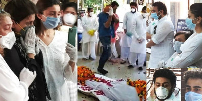 Inilah Momen-momen Terakhir Ritual Pemakaman Rishi Kapoor yang Mengharukan 