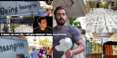 Salman Khan Sediakan Truk Bahan Makanan untuk Warga yang Membutuhkan