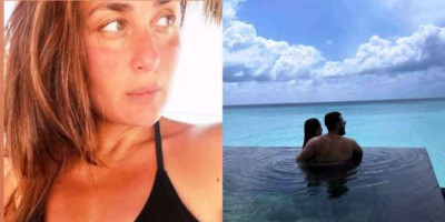 Kareena Kapoor Khan Unggah Foto Berbikini dari Liburannya di Maladewa