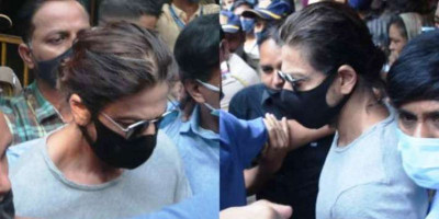 Viral Video Pertemuan Shah Rukh Khan dan Putranya Aryan Khan di Penjara