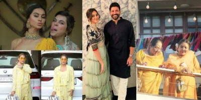 Pre-Wedding, Farhan Akhtar dan Shibani Dandekar Lakukan Upacara Sangeet 