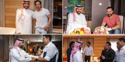 SRK, Salman, Akshay dan Saif Bertemu Menteri Arab Saudi, Ada Apa