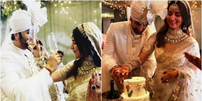 Inilah 9 Foto Eksklusif Pernikahan Ranbir Kapoor dan Alia Bhatt