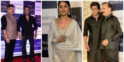 Salman Khan  dan Shah Rukh Khan Hadiri Buka Puasa Bersama 