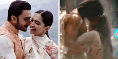 Ranveer Singh Ungkap Tak Bisa Berhenti Cium Deepika Padukone di Lokasi syuting Film Ini