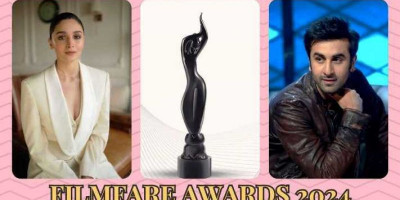  Filmfare Awards 2024: Pasangan Ranbir Kapoor dan Ali Bhatt, Raih Aktor & Aktris Terbaik   